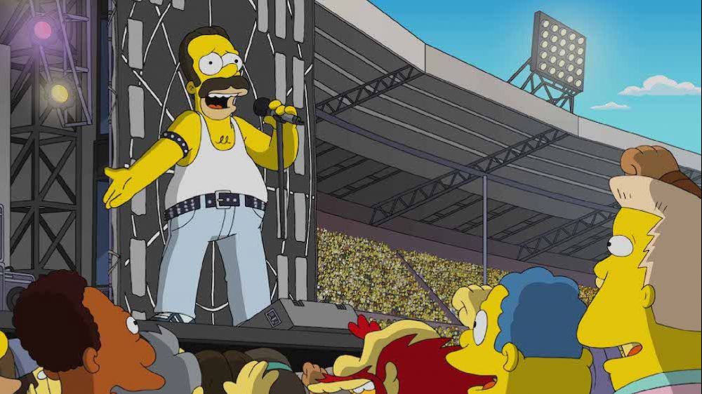 Queen, l'esibizione al Live Aid in un episodio dei Simpsons