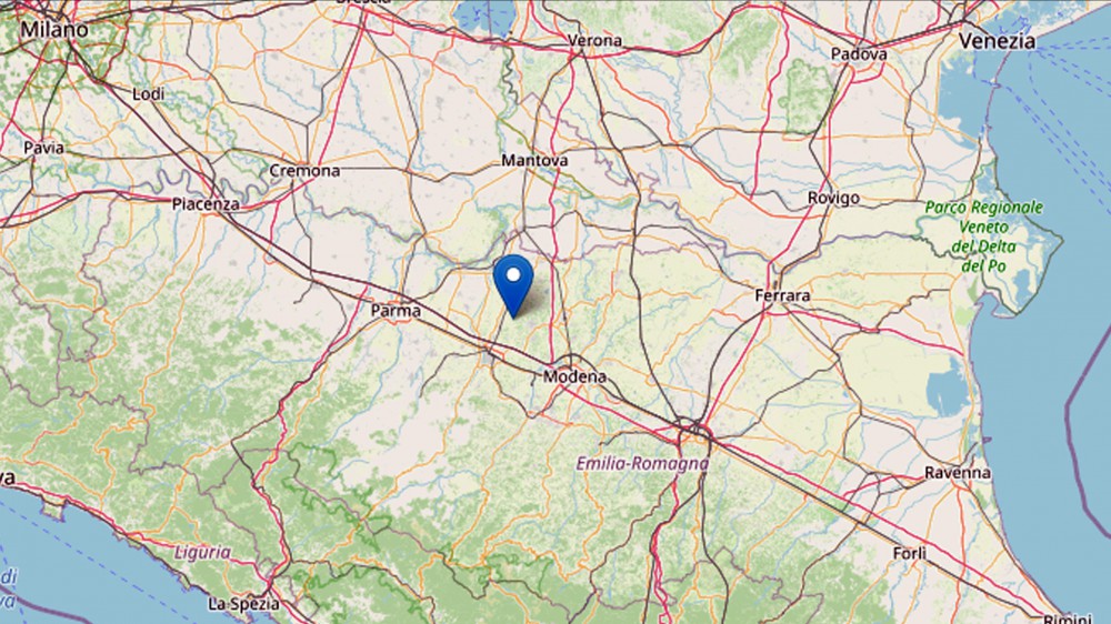 Reggio Emilia, registrate due scosse di terremoto di magnitudo 4.0 e 4.3, non si registrano danni