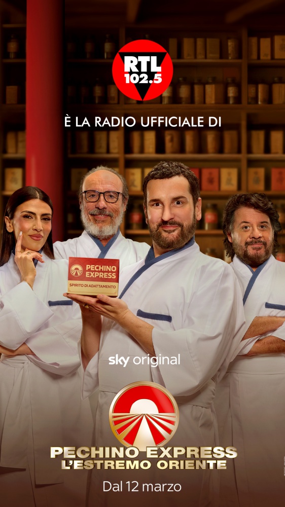 RTL 102.5 è la radio ufficiale della nuova edizione di Pechino Express 2026