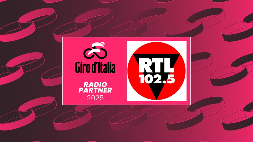 RTL 102.5 è radio partner del Giro d’Italia 2025