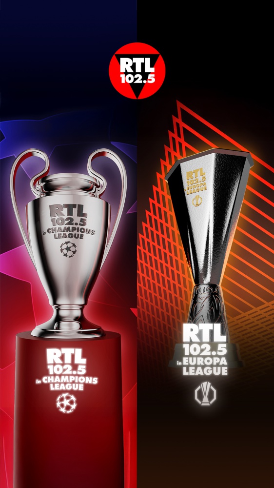 RTL 102.5 in Champions League e Europa League per la seconda stagione 2025/2026