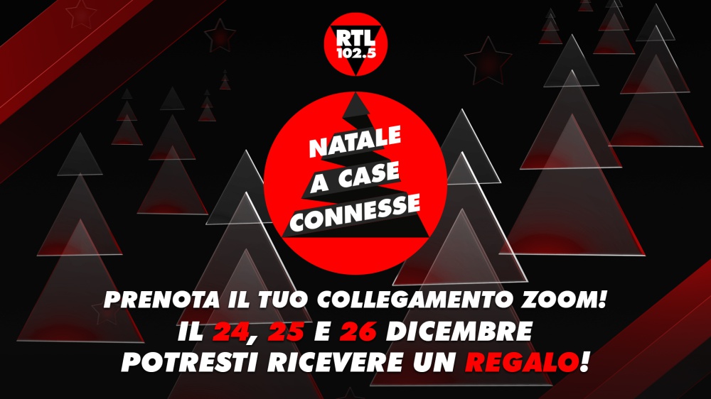 RTL 102.5, Radiofreccia e Radio Zeta festeggiano il natale a “Case Connesse”