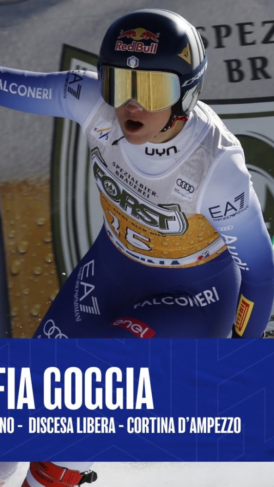 Sci, Coppa del Mondo, super Sofia Goggia vince a Cortina, terzo posto per Federica Brignone