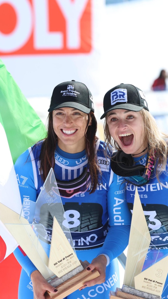 Sci, Curtoni trionfa in superG in Val di Fassa: terza vittoria azzurra e podio anche per Zenere