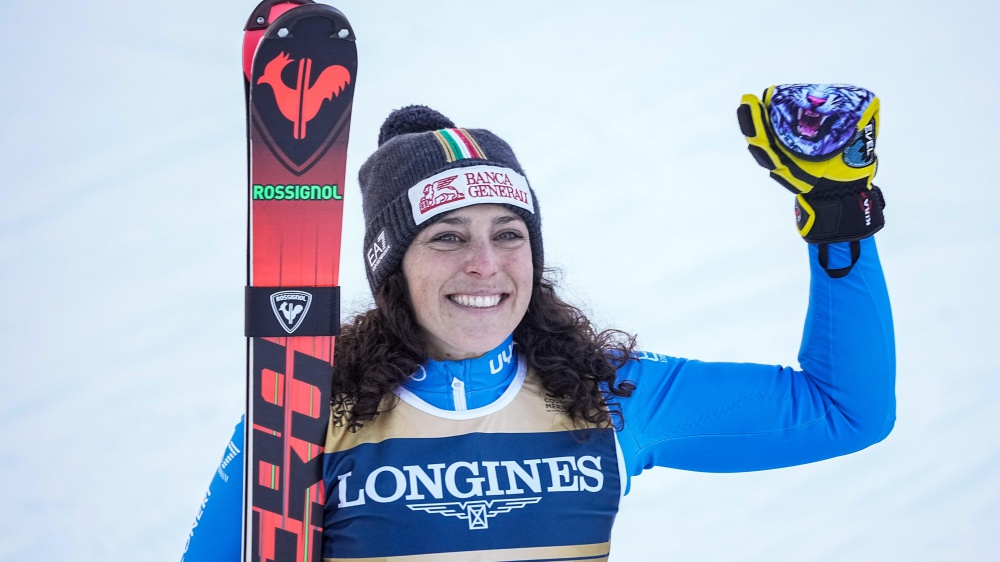 Sci, Federica Brignone vince il Super G in Val d'Isere, terzo posto per Sofia Goggia