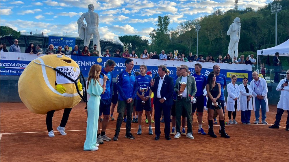 Tennis & Friends, a Roma si chiude un’edizione da record