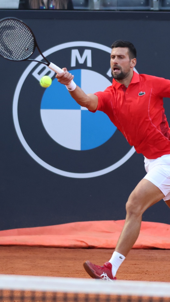 Tennis, Internazionali BNL d'Italia, Djokovic non sbaglia la prima, i risultati degli italiani