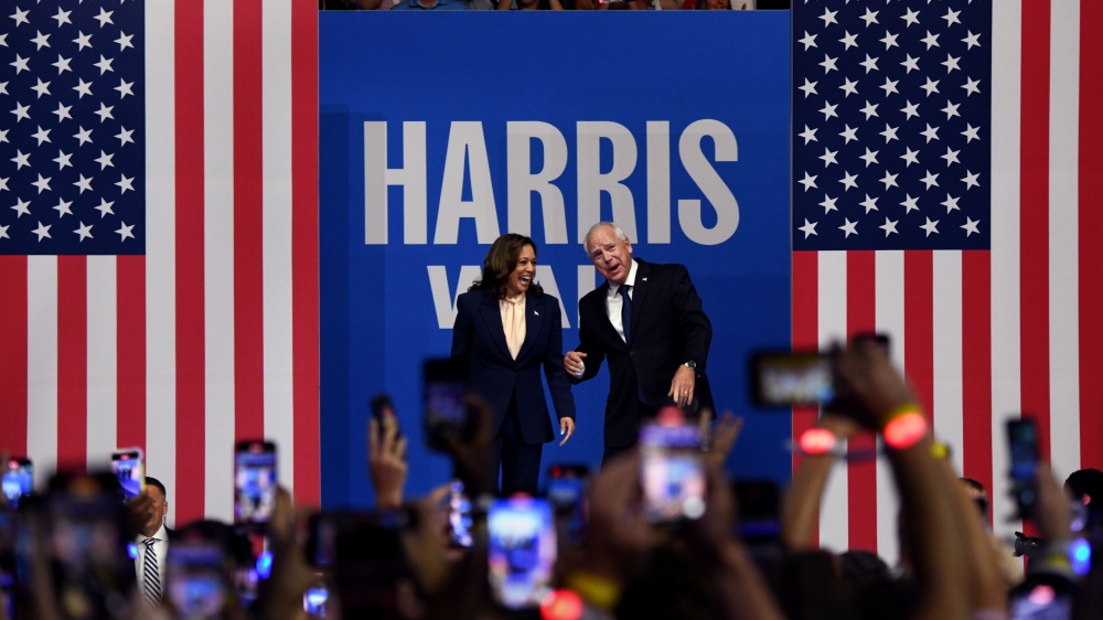 Usa: primo comizio insieme di Kamala Harris e Tim Walz, i candidati dem che si definiscono "underdog"