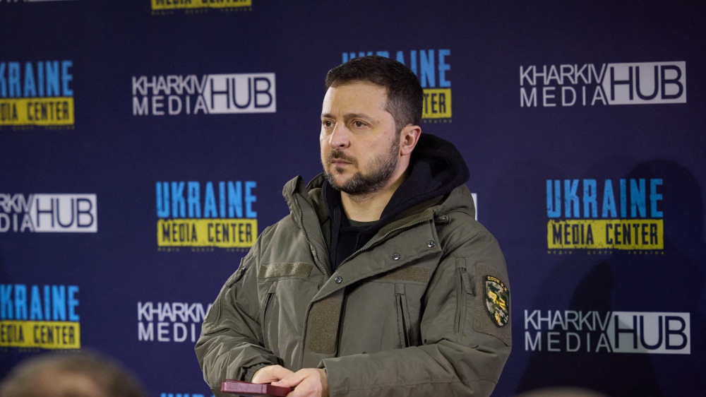 Volodymyr Zelensky, persona dell'anno nella tradizionale classifica del Time, insieme allo spirito dell'Ucraina