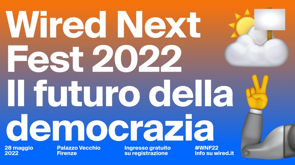 Wired Next Fest, al via il primo appuntamento il 28 maggio a Palazzo Vecchio a Firenze