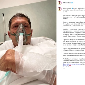 Paura per Aldo Montano, in ospedale per choc anafilattico 