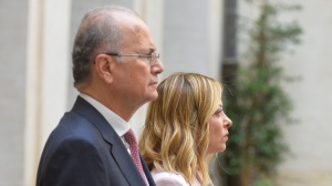 A Palazzo Chigi la premier Meloni incontra il primo ministro palestinese Mustafa