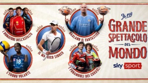 Da ieri on air “Il più grande spettacolo del mondo”. Sotto il tendone della Casa dello sport di Sky da Sinner ad Hamilton 