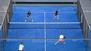 Padel, Dal Pozzo nella storia al Foro Italico, avanzano Galan e Lebron nel Major di Roma