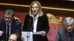 Palazzo Madama, Meloni: “Noi ai contro-dazi anti Stati Uniti, le guerre commerciali non giovano a nessuno”