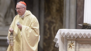 Pietro Parolin. segretario di stato favorito per la successione di Bergoglio, anche nel conclave artificiale