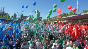 Primo Maggio, sindacati in piazza a Marghera per un lavoro dignitoso