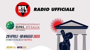 RTL 102.5 è la radio ufficiale degli Internazionali BNL d’Italia 2025