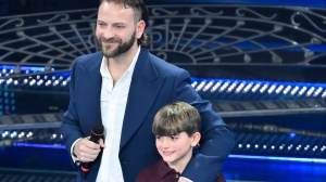 Sanremo 2025, chi è Vittorio Bonvicini, il bambino dell'esibizione di Damiano David e Alessandro Borghi