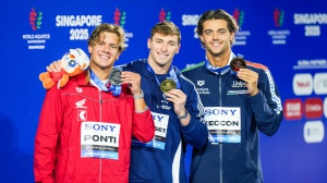 Singapore, mondiali di nuoto: Argento e bronzo per i campioni olimpici Martinenghi e Ceccon 