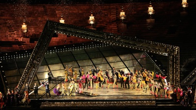 102° Opera Festival all'Arena di Verona. In scena, ieri sera, "La Traviata", uno dei capolavori di Verdi 