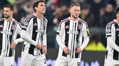 Calcio: Champions, due pareggi per Napoli e Juve: 0-0 per i partenopei contro l'Eintracht -Francoforte, Juventus- Lisbona 1-1