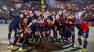 Europa League:  Il Bologna stende il Brann e vola agli ottavi di finale.  La Fiorentina soffre ma passa agli ottavi di Conference  
