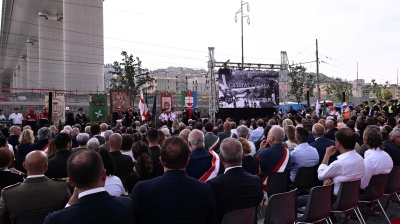 Ponte  Morandi settimo anniverario del crollo che spezzò 43 vite, le cerimonie a ricordo delle vittime