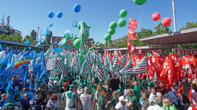 Primo Maggio, sindacati in piazza a Marghera per un lavoro dignitoso 