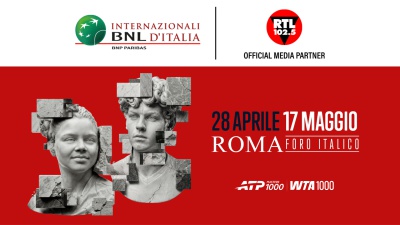 RTL 102.5 è la radio ufficiale degli Internazionali BNL d’Italia 2026