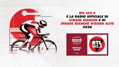 RTL 102.5 è la radio ufficiale di Strade Bianche 2026 e Strade Bianche Women Elite 2026