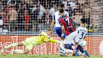 Serie A, Bologna-Como 1-0, Parma-Atalanta 1-1, Napoli-Cagliari 1-0, Pisa-Roma 0-1
