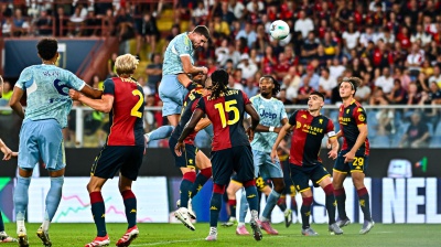 Serie A, Genoa-Juventus 0-1, Torino-Fiorentina 0-0, Inter-Udinese 1-2, Lazio-Verona 4-0