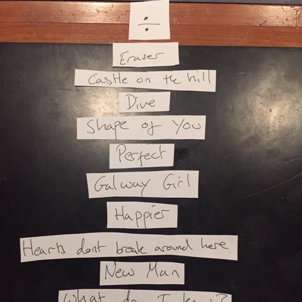 Ed Sheeran svela la tracklist e il titolo dell'album