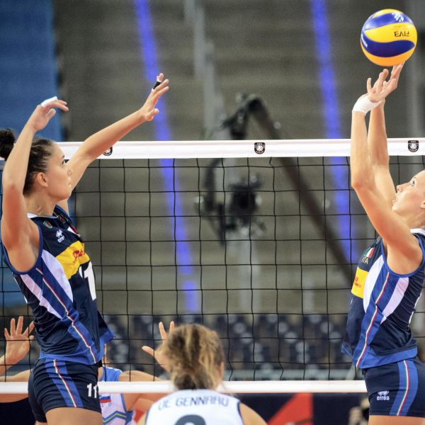 Europei Volley, le azzurre battute dalla Serbia 3-1