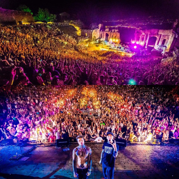Fedez e J-Ax tornano a Taormina