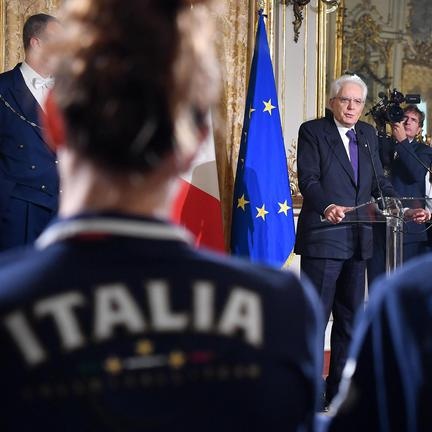 Le Azzurre del volley in visita dal Presidente Mattarella