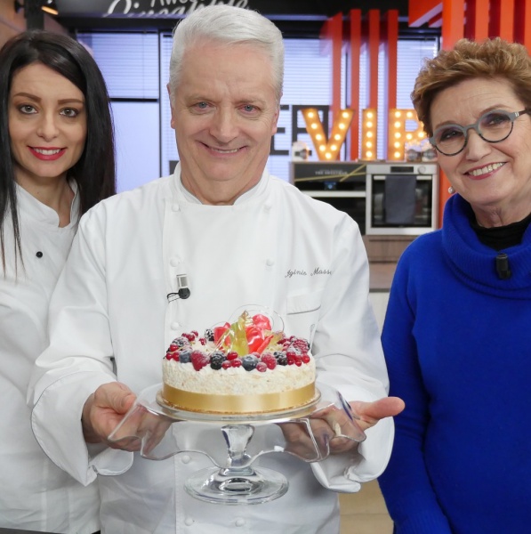 Maionchi e Comello a lezioni di pasticceria