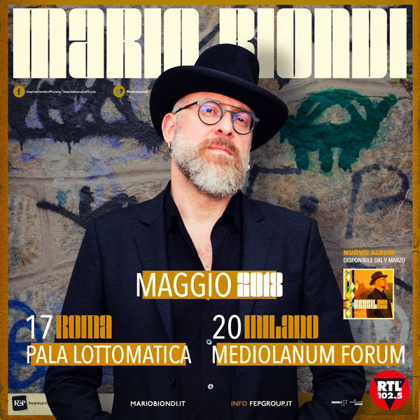 Mario Biondi, dopo Sanremo 2018 due eventi Live