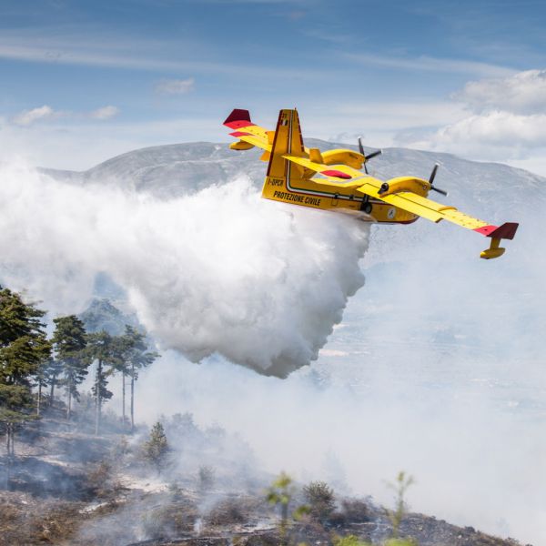 Parte campagna estiva antincendi, 40 velivoli a disposizione