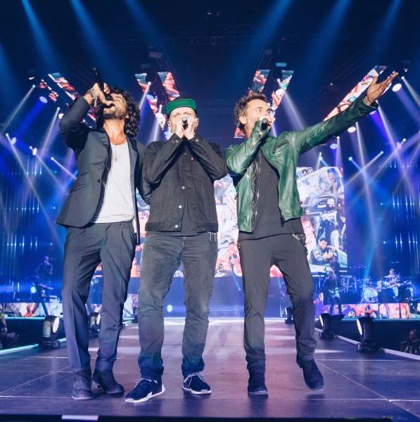 Pezzali, Nek, Renga in tour: hit, risate e amicizia