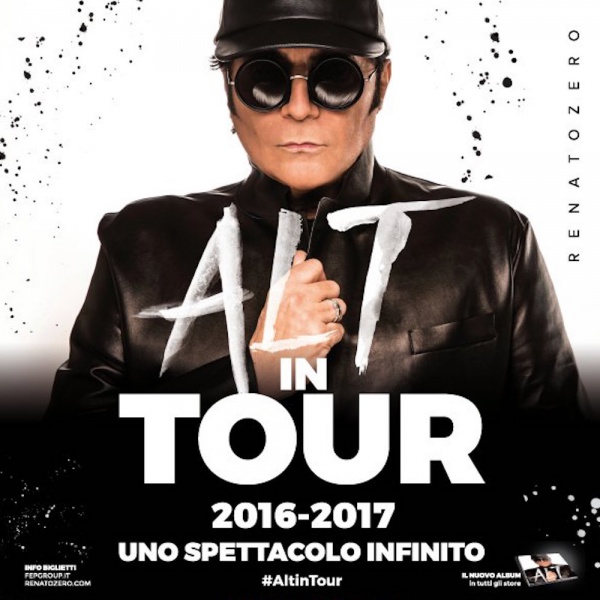 Renato Zero, nuove date per "ALT in Tour"