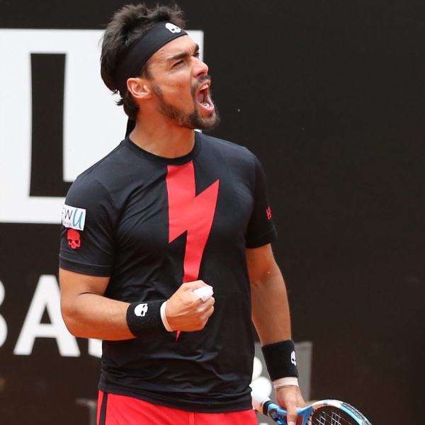 Tennis, Internazionali d'Italia, Fognini vince ancora e vola ai quarti
