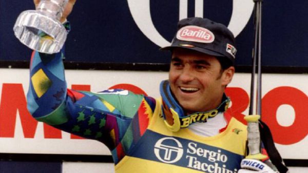 A Milano festa per i 100 anni della Federazione Italiana Sport Invernali, Alberto Tomba eletto atleta del secolo