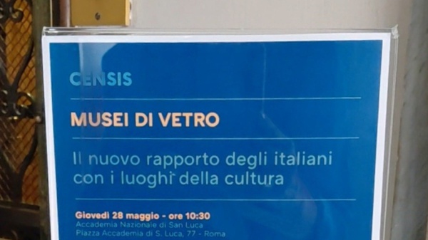 Censis:  presentato "Musei di vetro", la cultura piace sempre più ma gli italiani chiedono biglietti gratis