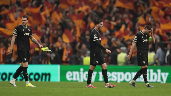 Champions League: Juve travolta in Turchia, il Galatasaray trionfa 5-2. Borussia Atalanta finisce 2-0