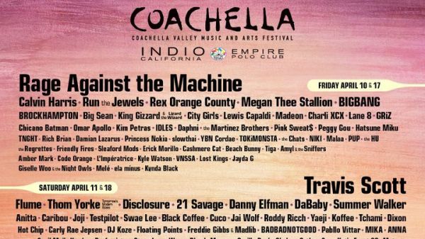 Coachella, ecco la line-up ufficiale dell'edizione 2020