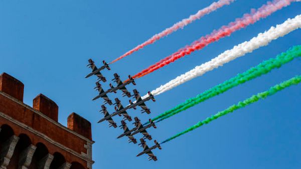 Frecce Tricolori: il comandante Gaetano Farina, emozione particolare sorvolare la Lombardia e Codogno