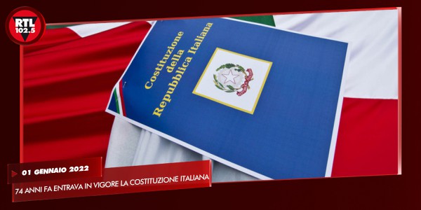 Il 1° gennaio del 1948 entrò in vigore la Costituzione italiana