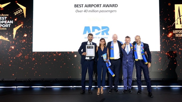 L'Aeroporto di Roma Fiumicino si conferma il migliore d'Europa. la settima volta